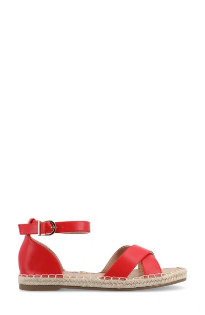 Journee Collection Womens Lyddia Heeled Sandals In Red