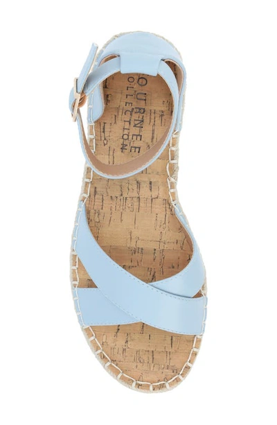 Shop Journee Collection Journee Lyddia Espadrille Sandal In Blue