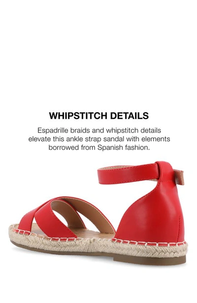 Journee Collection Womens Lyddia Heeled Sandals In Red