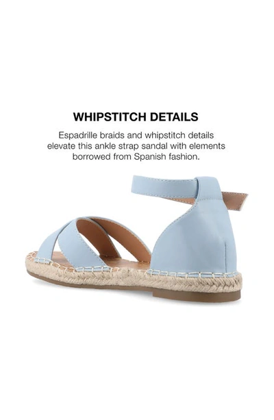 Journee Collection Journee Lyddia Espadrille Sandal In Blue