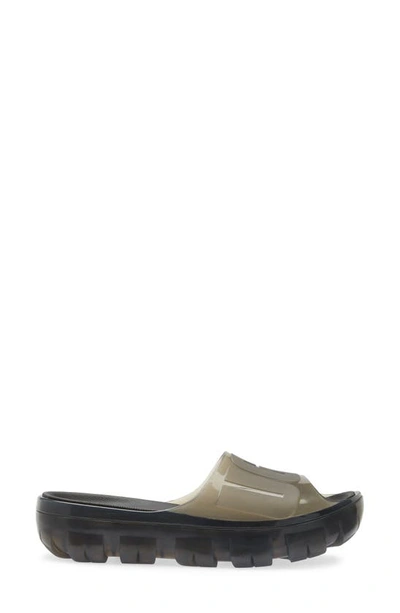 Shop Ugg Jella Clear Slide Sandal In Black