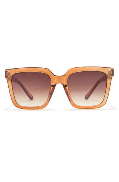 Shop Vince Camuto Oversize Square Sunglasses In Beige