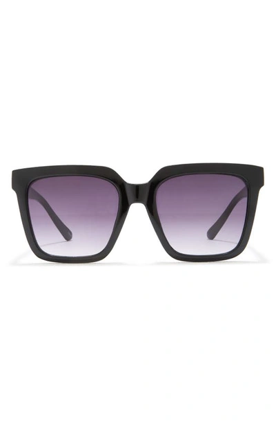 Shop Vince Camuto Oversize Square Sunglasses In Black