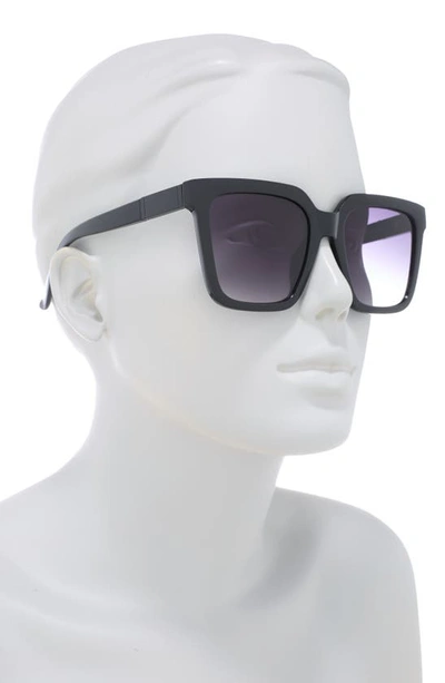 Shop Vince Camuto Oversize Square Sunglasses In Black