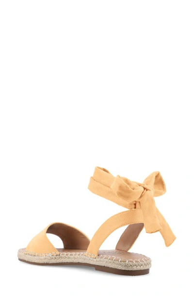 Shop Journee Collection Journee Emelie Ballerina Sandal In Orange