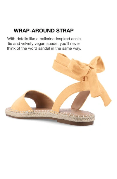 Journee Collection Journee Emelie Ballerina Sandal In Orange