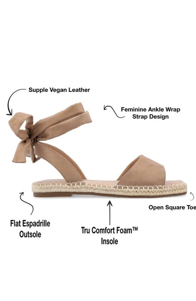 Journee Collection Collection Women's Tru Comfort Foam Emelie Wide Width Sandal In Tan