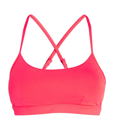 Shop Alo Yoga Airlift Intrigue Sports Bra In Pink