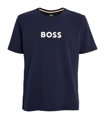 Shop Hugo Boss Boss Short-sleeve T-shirt In Blue