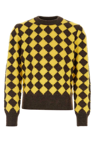 Shop Bottega Veneta Knitwear In Checked