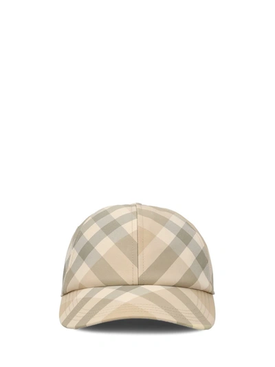 Shop Burberry Hats In Flax