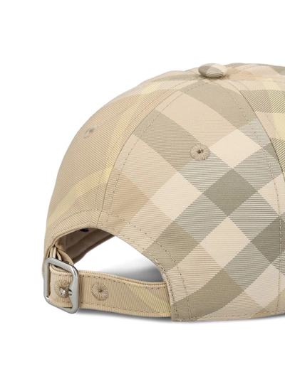 Shop Burberry Hats In Flax