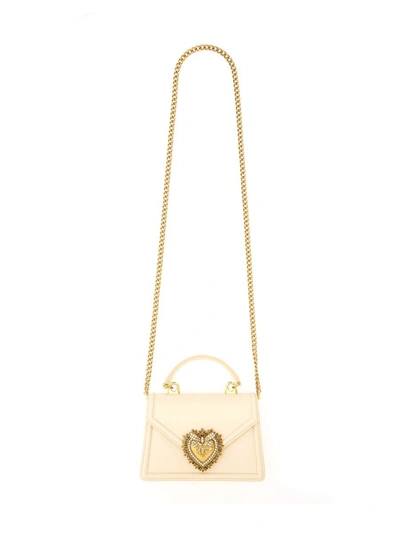 Shop Dolce & Gabbana Devotion" Bag Small In White
