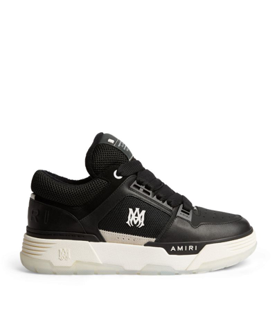 Shop Amiri Leather Ma-1 Low-top Sneakers In Black