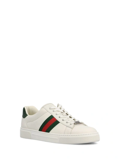 Shop Gucci Sneakers In Gr.whi
