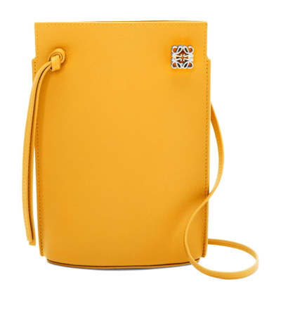 Shop Loewe Small Dice Pocket Cross-body Bag In Yellow