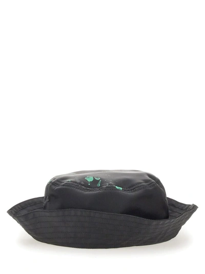 Shop Moschino Bucket Hat With Logo In Black