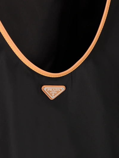 Prada Re-nylon Minidress Clothing In Black