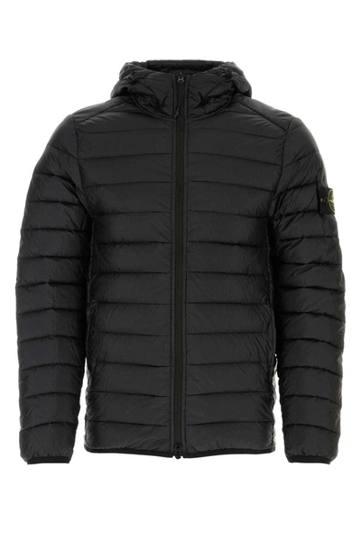 Shop Stone Island Quilts In Black