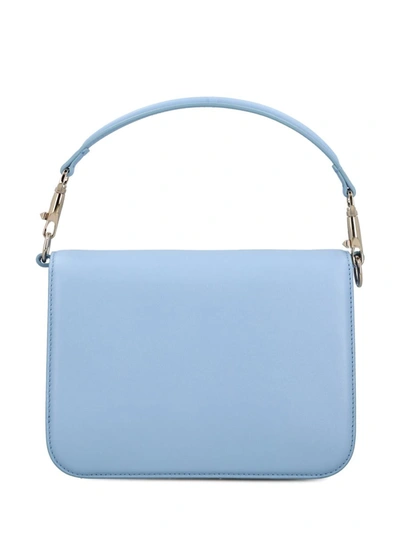 Shop Valentino Garavani Handbags In Popeline Blue