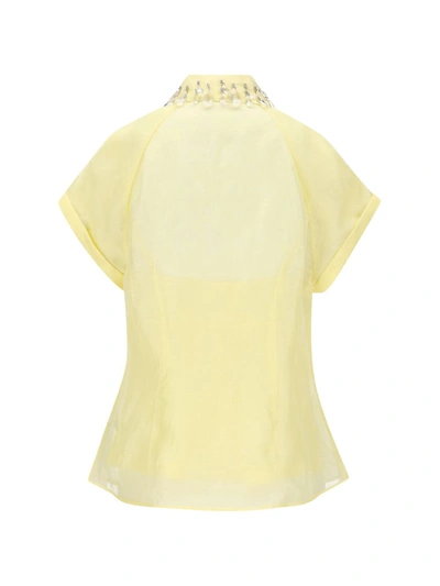 Shop Zimmermann Shirts In Yellow