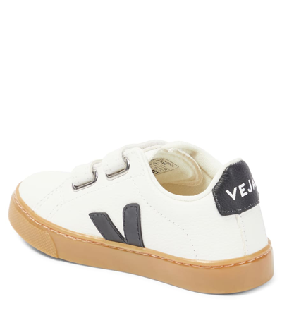 Shop Veja Esplar Leather Sneakers In Multicoloured