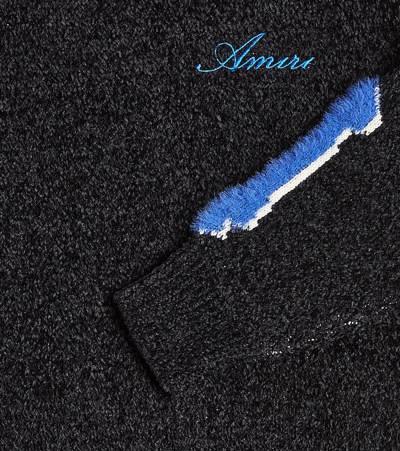 Shop Amiri Bones Logo Sweater In Black