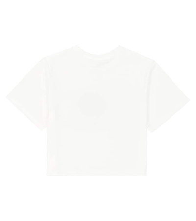 Stella Mccartney Printed Cotton T-shirt In White