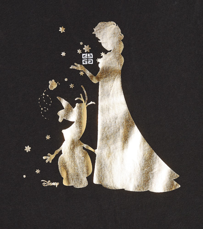 Givenchy X Disney Frozen Printed Cotton T-shirt In Black