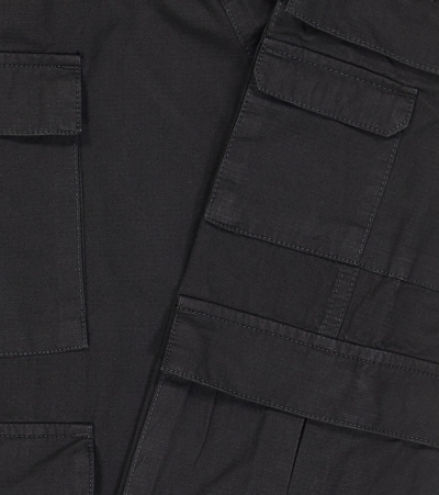 Shop Marc Jacobs Cotton Cargo Pants In Black