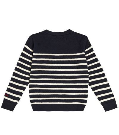 Shop Scotch & Soda Striped Cotton Sweater In Multicoloured