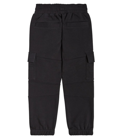 Shop Givenchy Cotton-blend Jersey Cargo Pants In Black