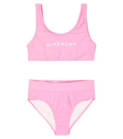 Shop Givenchy Logo Bikini In Pink