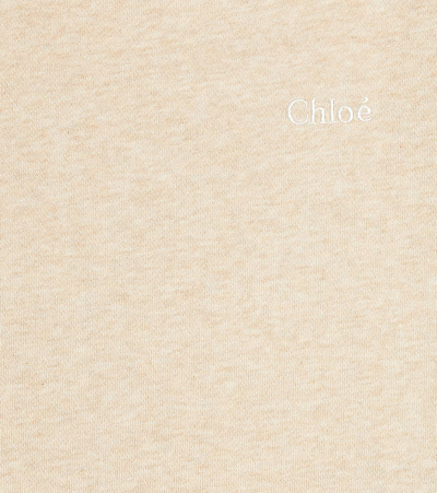 Chloé Cotton Dress In Beige
