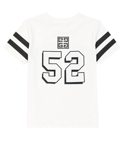 Shop Givenchy Logo Cotton Jersey T-shirt In White