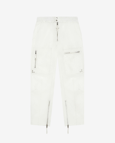 Shop Isabel Marant Niels Trousers In Weiss