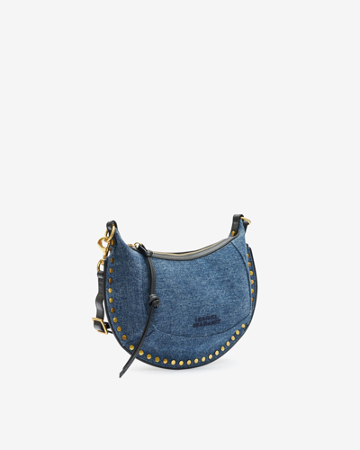 Shop Isabel Marant Oskan Moon Bag In Blau