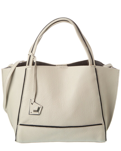 Shop Botkier Soho Bite Size Leather Tote In Grey