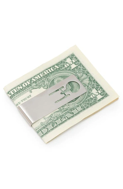 Shop Cufflinks, Inc Cutout Enterprise Money Clip In Silver