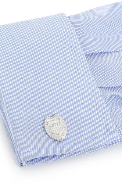 Shop Cufflinks, Inc Police Badge Cuff Links In Silver