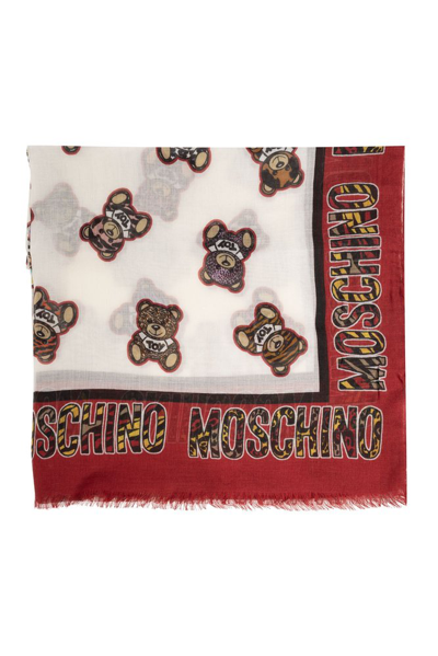 Shop Moschino Leo Teddy In Multi