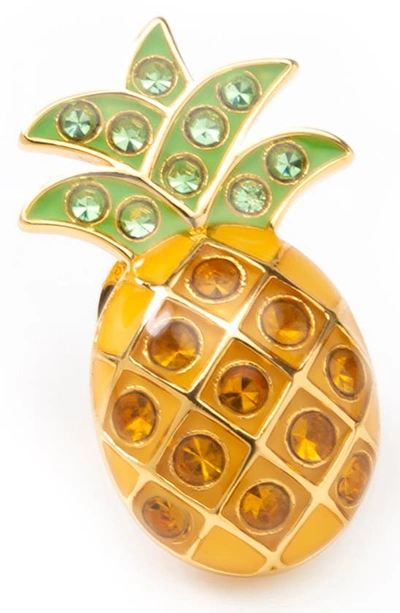 Shop Cufflinks, Inc Pineapple Lapel Pin In Gold
