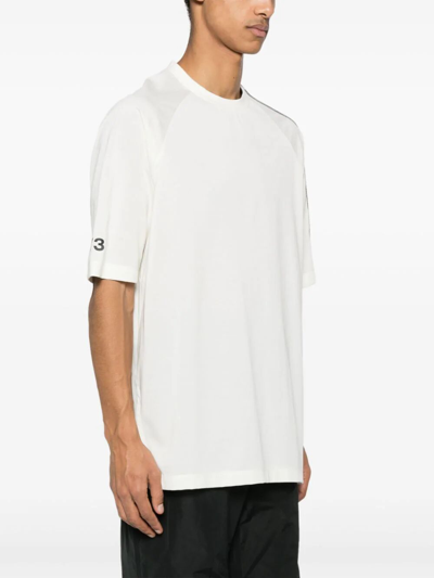 Shop Y-3 3s Short Sleeve Tee In White