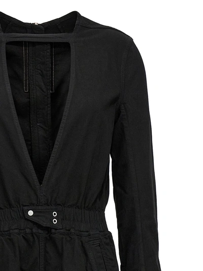 Shop Rick Owens Drkshdw 'eclipse Bodybag' One-length Bodysuit In Black