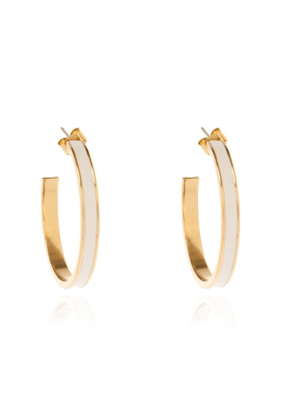 Shop Isabel Marant Hoop Earrings In Gold