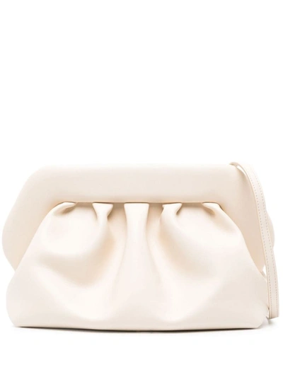 Shop Themoirè Bios Vegan Leather Clutch Bag In White