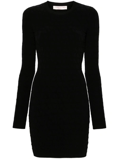 Shop Valentino Toile Iconographe Short Dress In Black