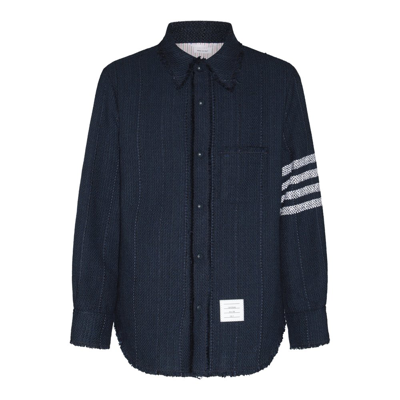 Shop Thom Browne 4 In Navy