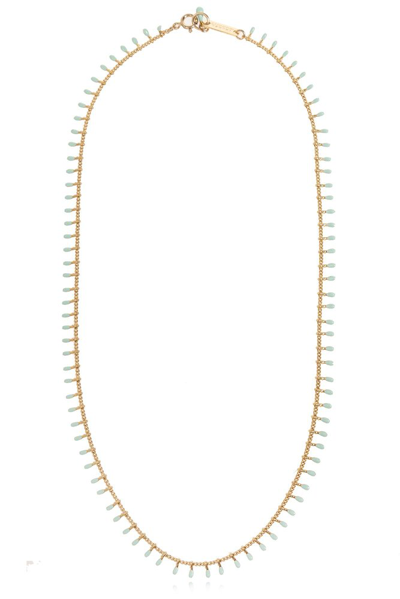 Shop Isabel Marant Casablanca Charm Necklace In Gold