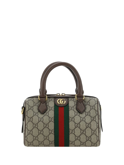 Shop Gucci Ophidia Gg Mini Top Handle Bag In Multi